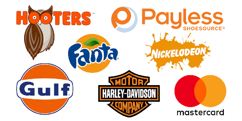 Brands who use orange