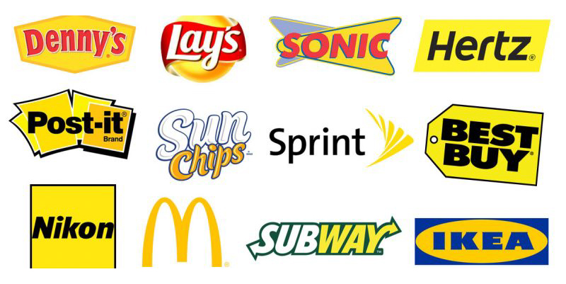 Brands who use yellow