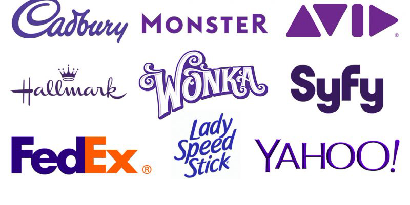 Brands who use purple