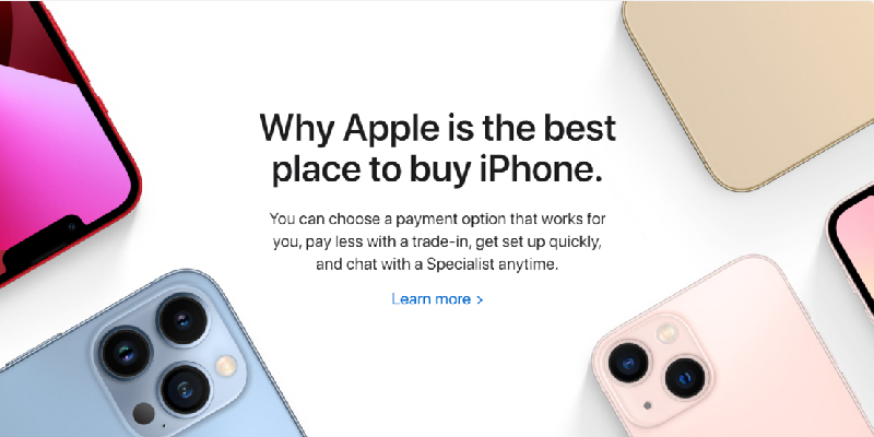 Apple website