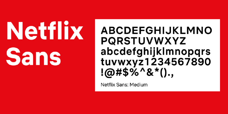 Netflix unveils Netflix Sans, a new custom typeface developed with