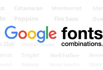 20 FREE Google Fonts Combinations